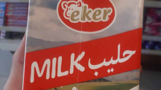 Eker’in marketlerde Arapça yazılı süt satışına başlamasına tepki yağdı